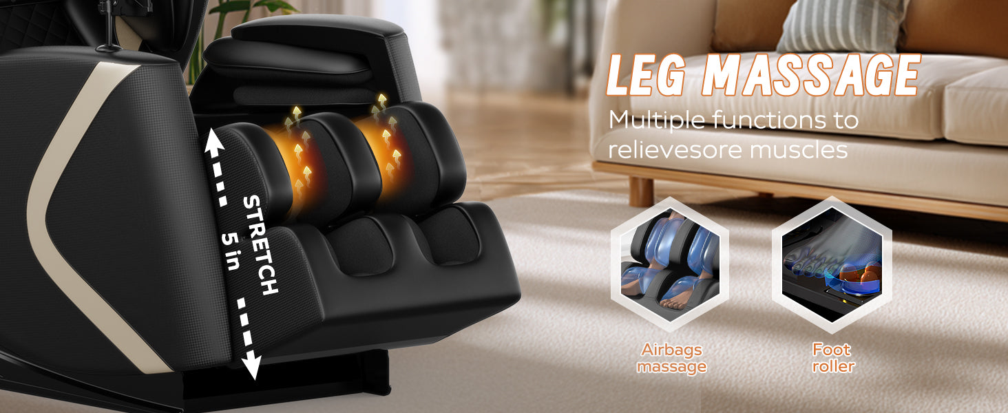 Zero Gravity Massage Chair with Bluetooth Speakers detail image 19