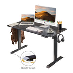 48" x 24" Electric Standing Desk workspace desk setup