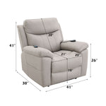 Chriki Power Recliner with Lift and Heating and Massage detail image 9