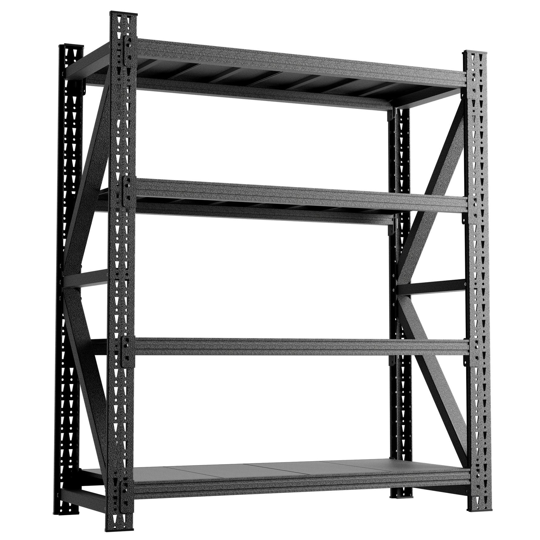Heavy Duty Metal Adjustable Garage Shelving Unit, 4000lb Capacity Industrial Storage Rack for workshop, garage, storage, or utility use