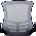 Techni Mobili High-Back Mesh Executive Chair, Silver Grey for home office seating