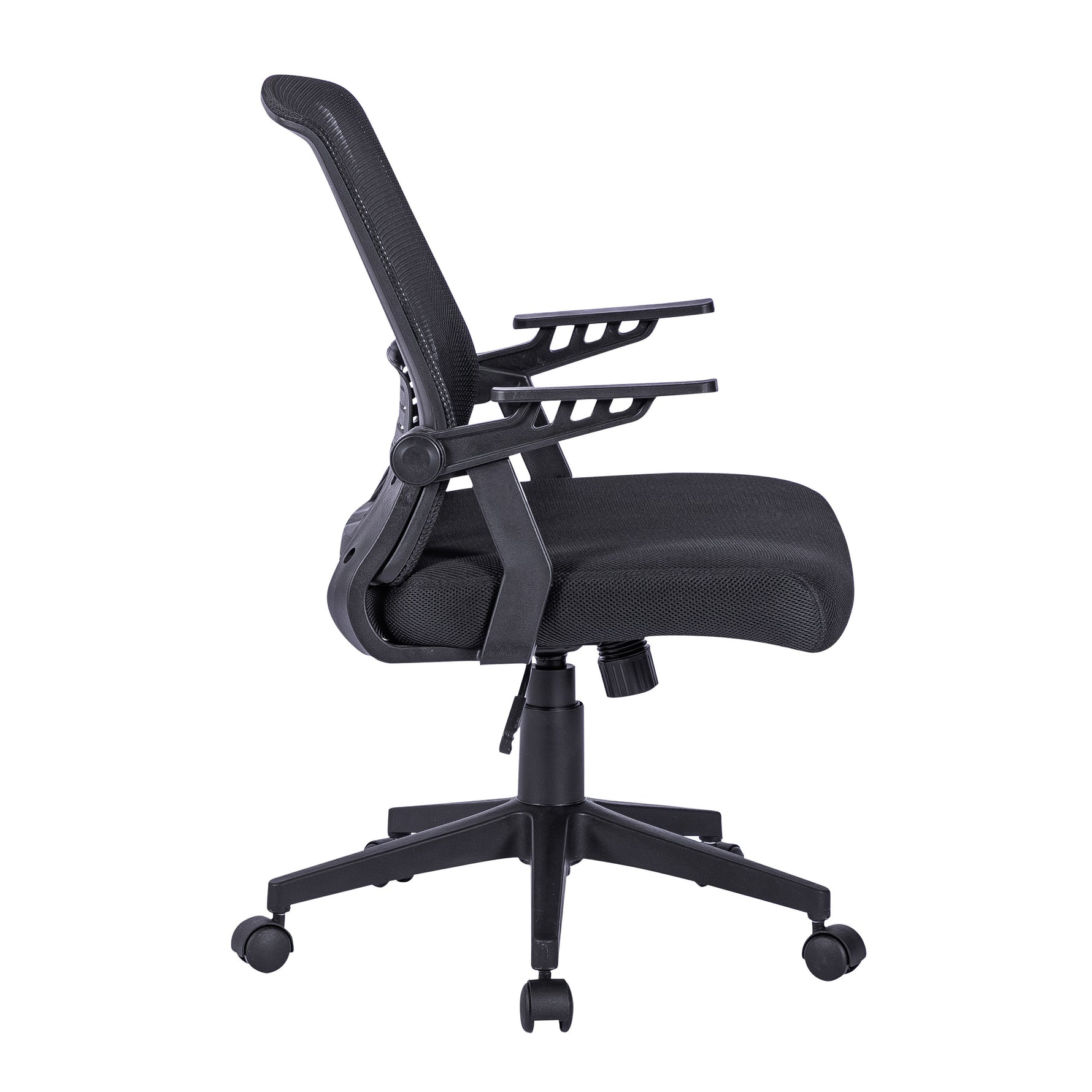 Techni Mobili Ergonomic Mesh Office Chair, Black for home office seating