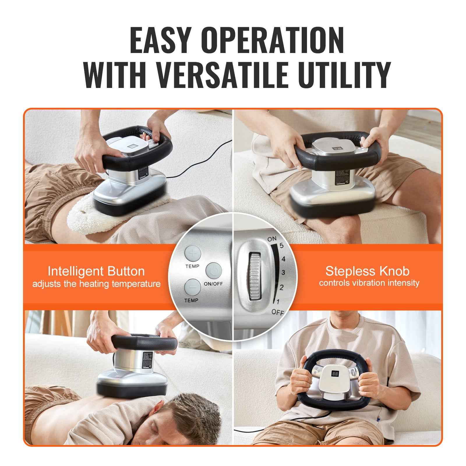 Variable-Speed Handheld Percussion Massager detail image 3