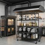 3300 lb Capacity Industrial Metal Shelving Units for workshop, garage, storage, or utility use