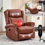 Heat Massage Manual Recliner Chair with Rocker and Swivel for Living Room detail image 133