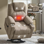 Dual-Motor Leather-Air Power Lift Recliner product image