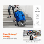 VEVOR Foldable Stair-Climbing Cart for workshop, garage, storage, or utility use
