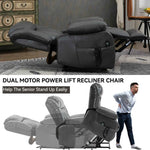 Dual-Motor Power Lift Heat & Massage Recliner detail image 44