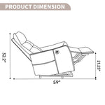 Single Motor Power Lift Recliner Chair with Massage & Heat detail image 35