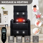 Chenille Single-Motor Power Lift Recliner with Massage & Heat detail image 60