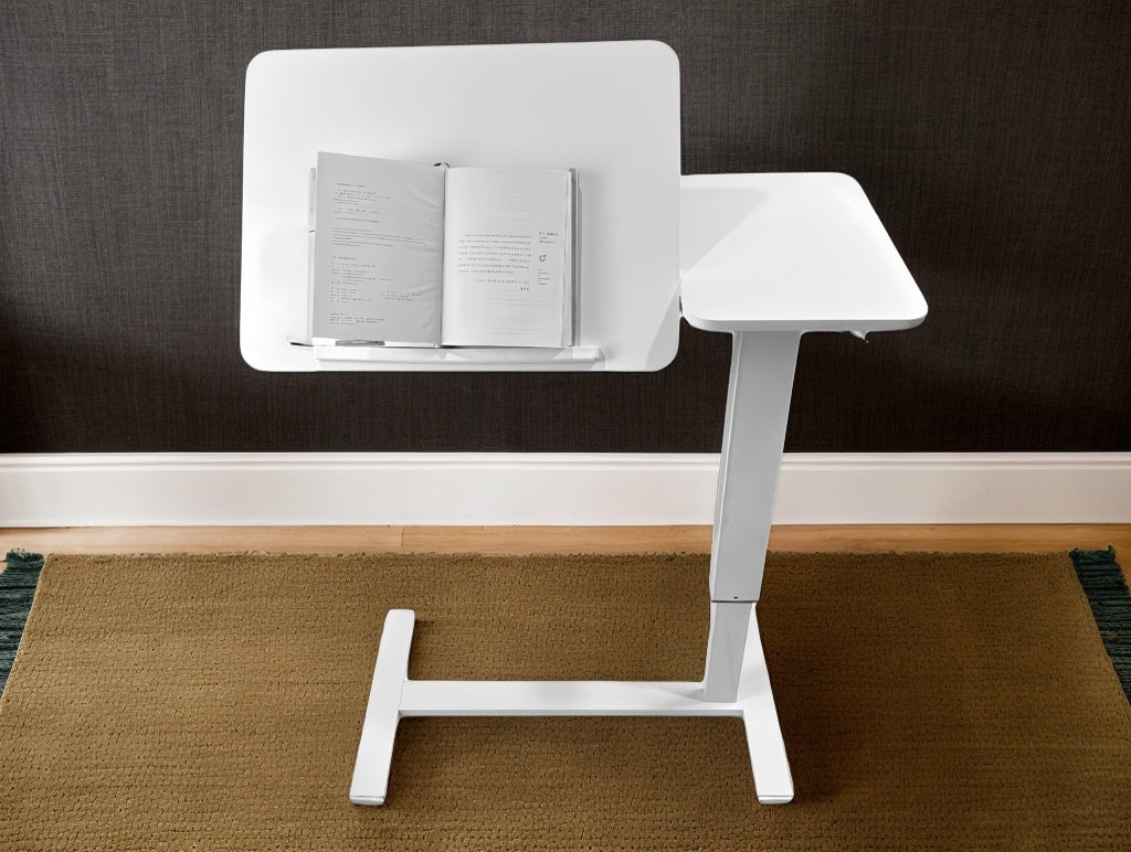 Height Adjustable Rolling Overbed Laptop Desk mobile laptop workstation