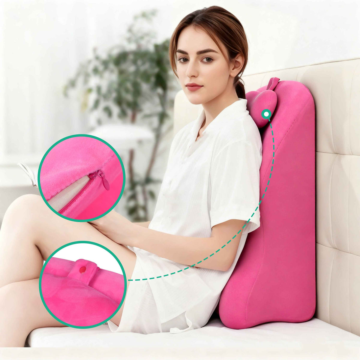 Ergonomic Spinal Posture Support Bed Pillow product image 42