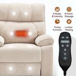 Dual-Motor Power Lift Recliner with Heat & Massage, 350 lb Capacity detail image 8