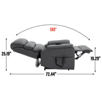 Dual-Motor Power Lift Heat & Massage Recliner detail image 66