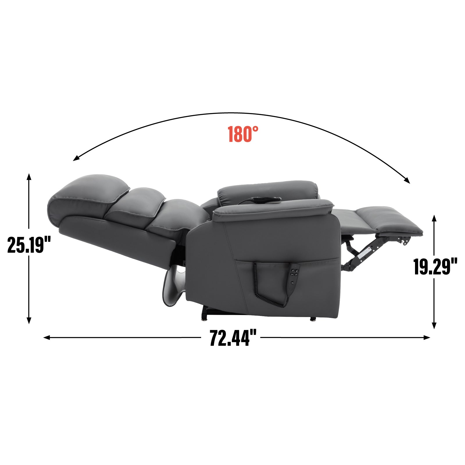 Dual-Motor Power Lift Heat & Massage Recliner detail image 66
