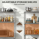 1400 lb 4-Shelf Storage Shelves for workshop, garage, storage, or utility use