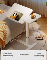 Height Adjustable Rolling Overbed Laptop Desk mobile laptop workstation