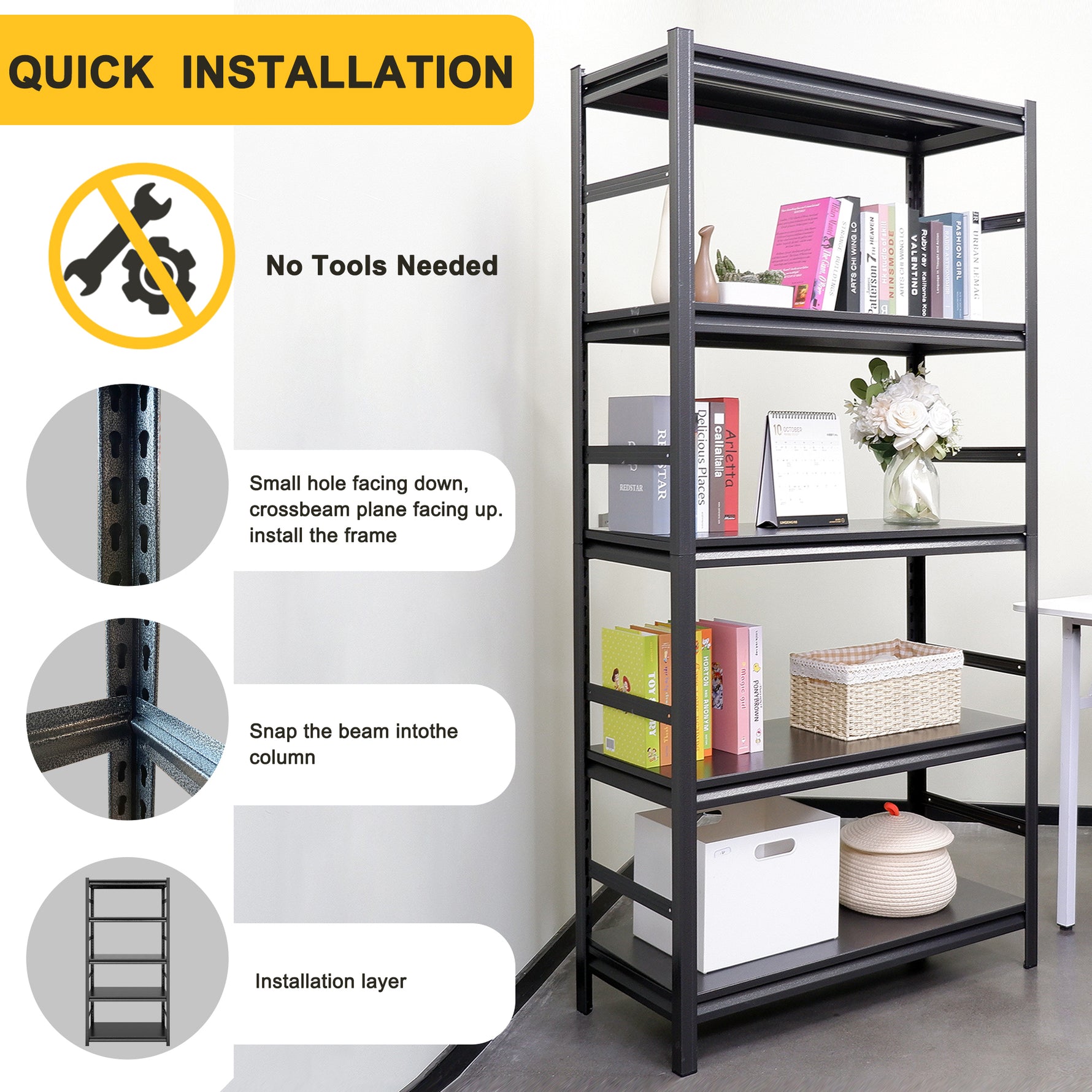 MORGIE Storage Shelving for workshop organization and utility