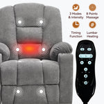 Large Dual-Motor Power Lift Heat & Massage Recliner detail image 26