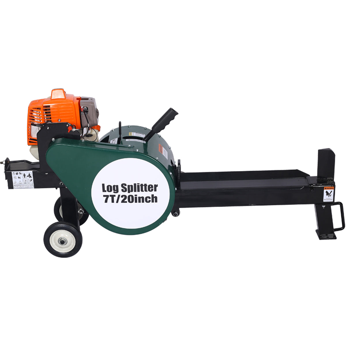 7-Ton Compact Gas Log Splitter with Auto Return for workshop, garage, storage, or utility use