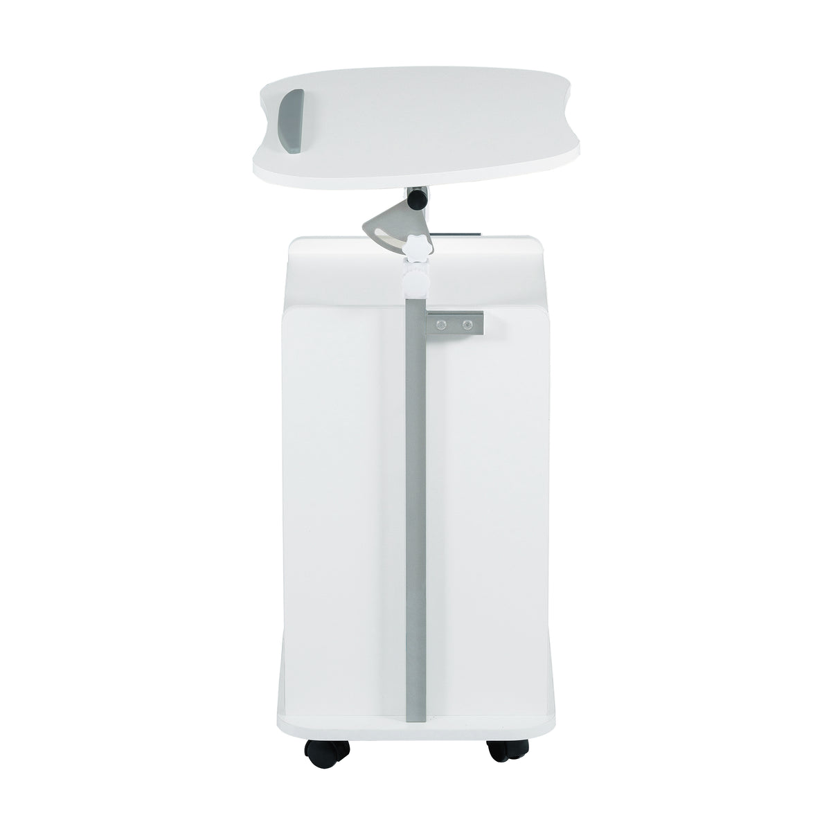 Techni Mobili Sit-to-Stand Laptop Cart with Storage mobile laptop workstation