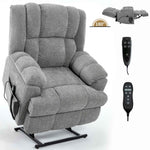 Dual-Motor Heat & Massage Power Lift Recliner, 350 lb Capacity detail image 59