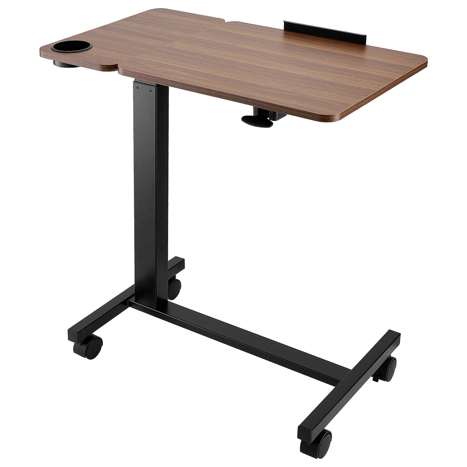 VEVOR Height Adjustable Rolling Overbed Laptop Desk mobile laptop workstation