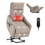 Single Motor Power Lift Recliner Chair with Massage & Heat detail image 29