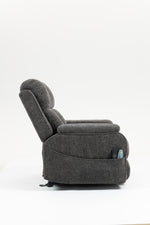 Oversized Lay Flat Recliner with Heat and Massage, Extended Footrest, Cup Holderr detail image 32