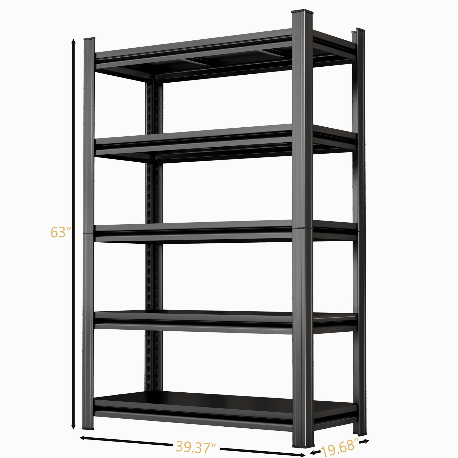 Heavy-Duty Adjustable Metal Storage Shelving Units for workshop, garage, storage, or utility use