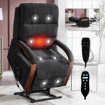 Power Chenille Lift Recliner Chair Dual Motor Infinite Position Up to 350 Pounds detail image 58