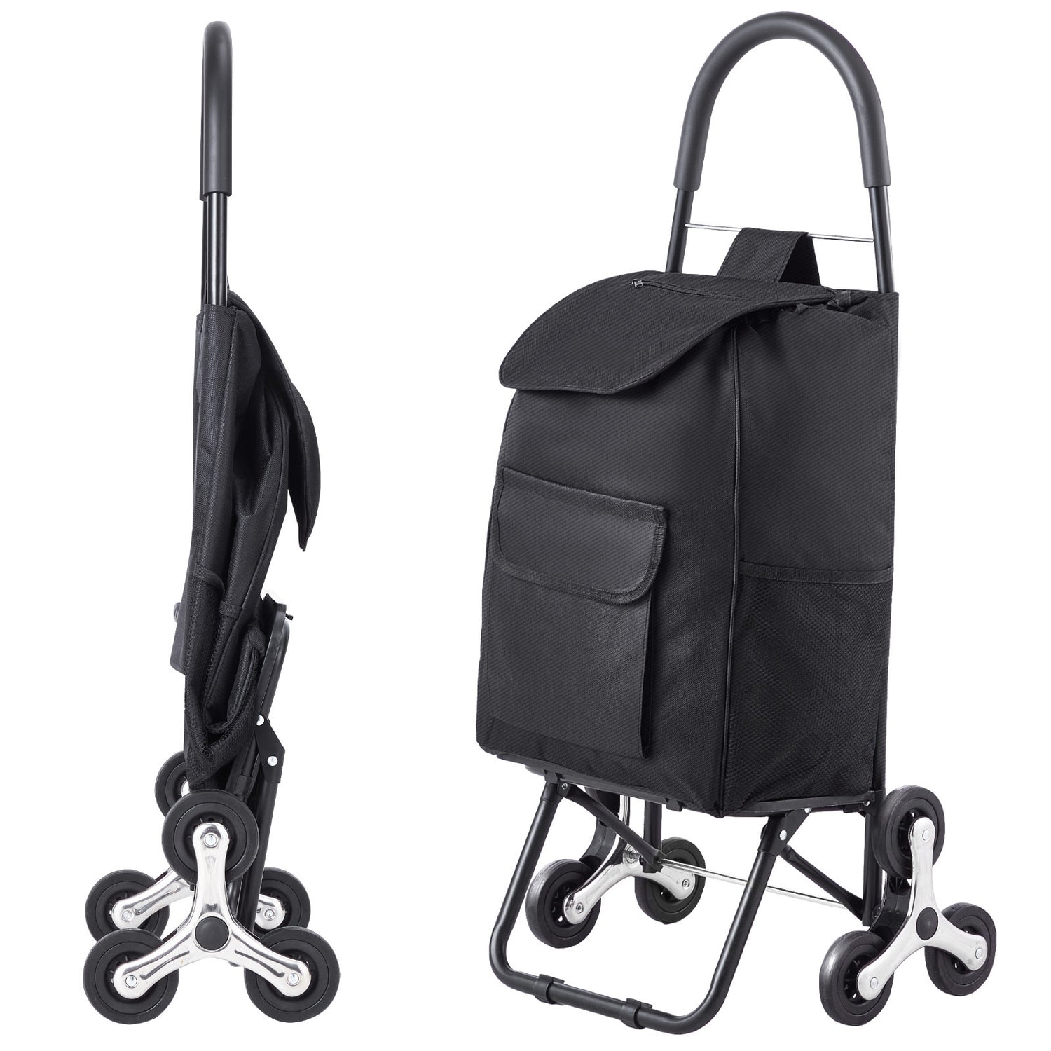 VEVOR Foldable Stair-Climbing Cart for workshop, garage, storage, or utility use