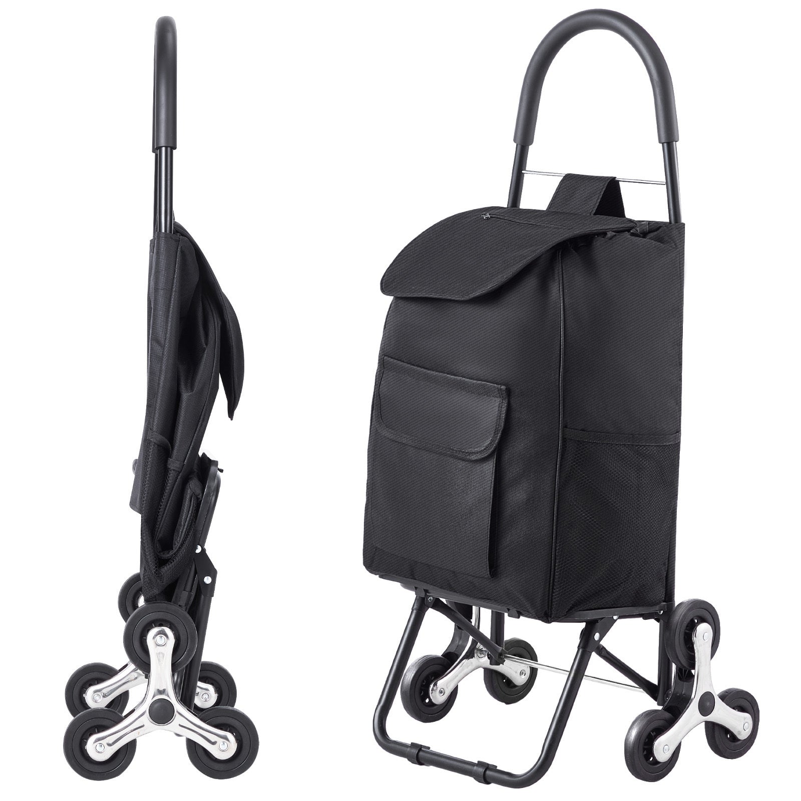 VEVOR Foldable Stair-Climbing Cart for workshop, garage, storage, or utility use