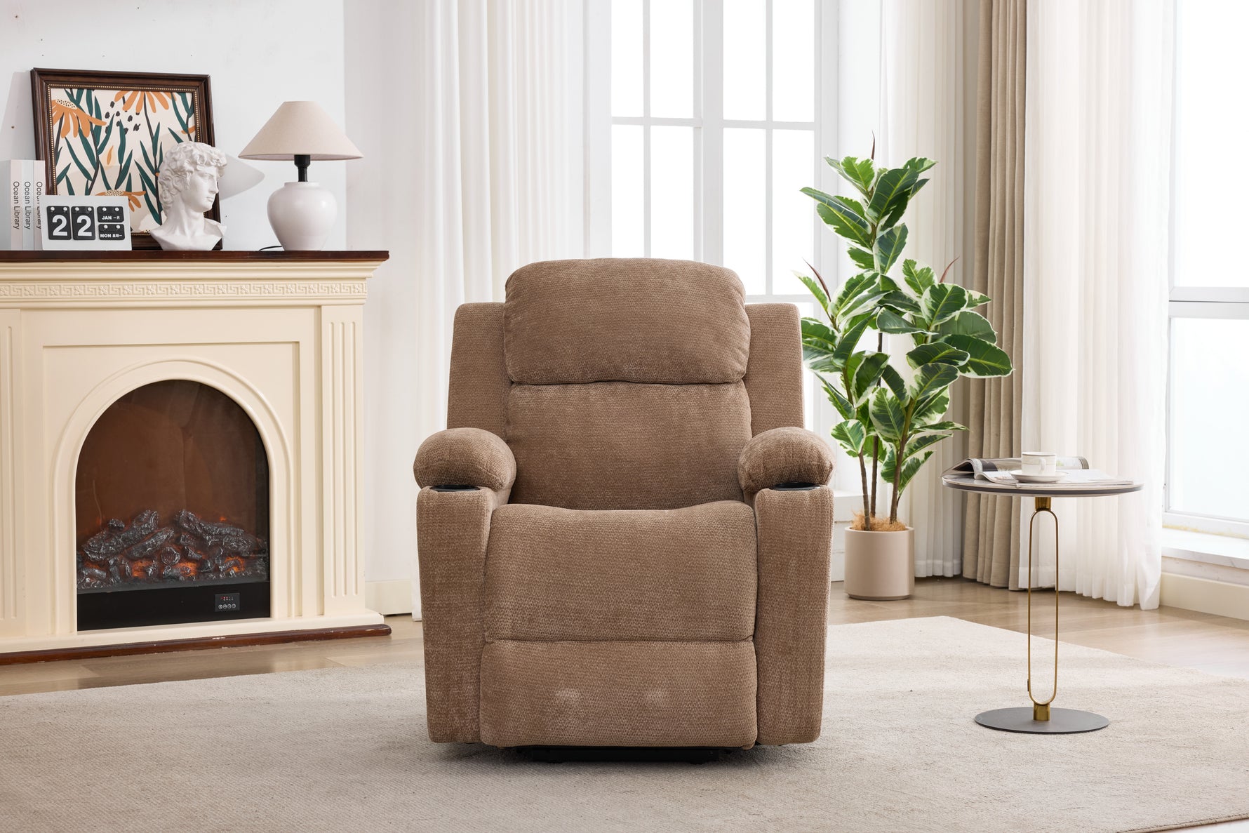 Dual-Motor Leather-Air Power Lift Recliner detail image 108