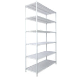 6-Tier NSF Wire Shelving Unit, 6000 lb Capacity for workshop, garage, storage, or utility use