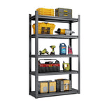 Industrial Heavy-Duty 5-Tier Adjustable Metal Shelving Unit for workshop, garage, storage, or utility use