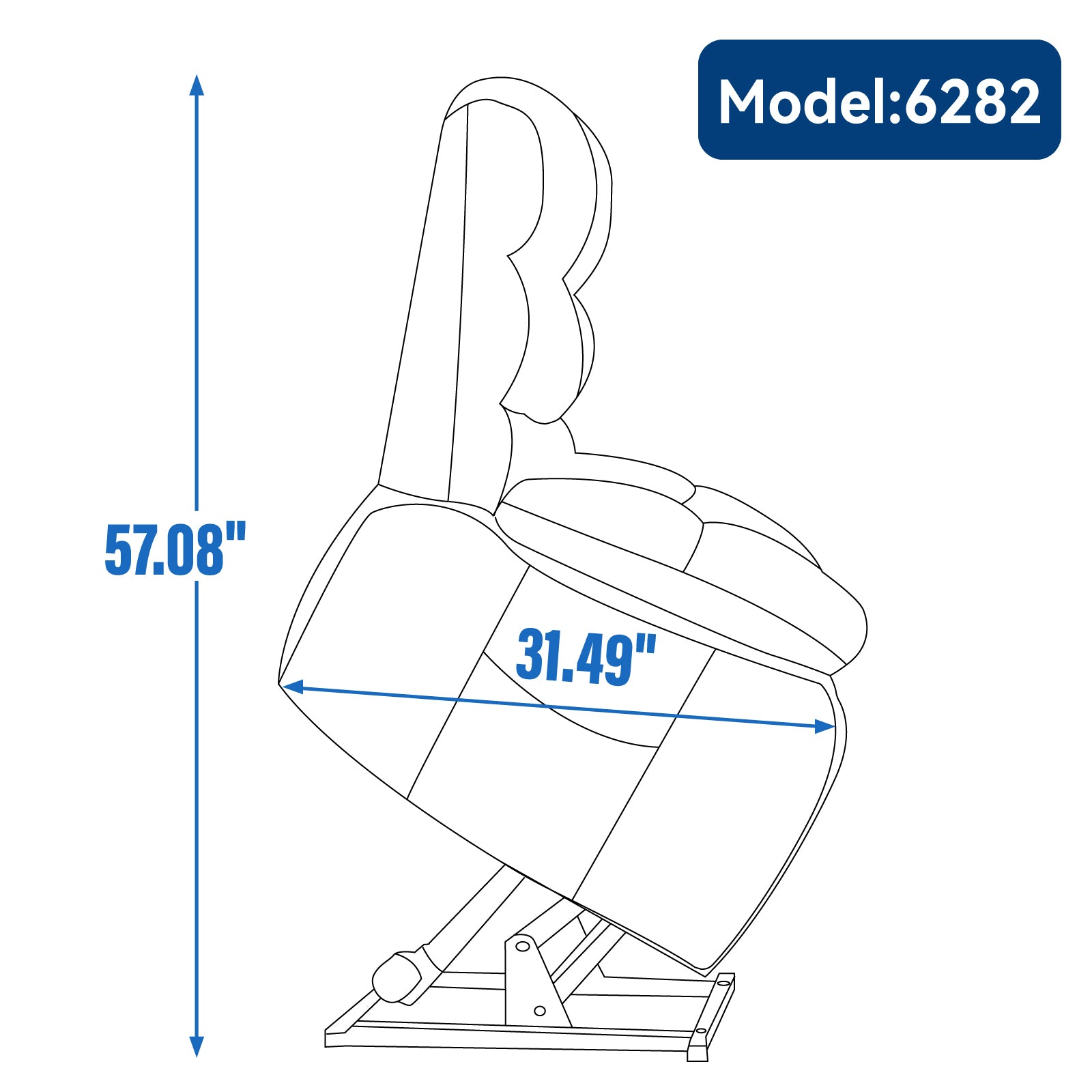 Dual-Motor Lift Recliner with Heat & Massage, 350 lb Capacity detail image 88