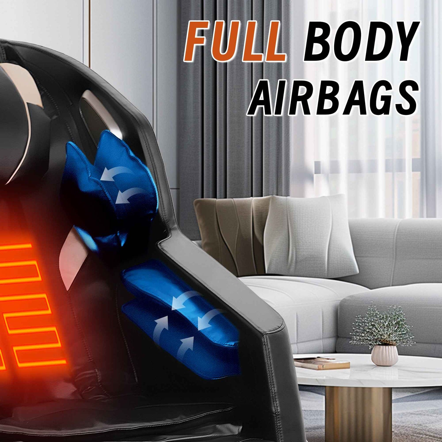 Zero Gravity Massage Chair with Bluetooth Speakers detail image 2