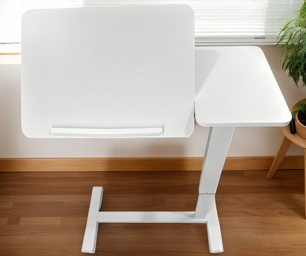Height Adjustable Rolling Overbed Laptop Desk mobile laptop workstation