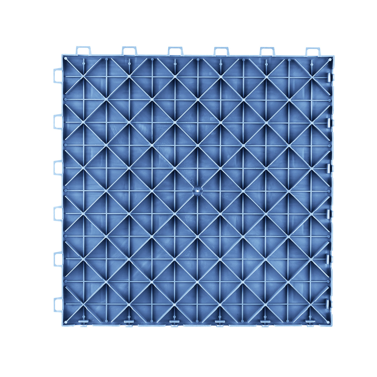 PVC Interlocking Drainage Garage Floor Tiles, 12" x 12" x 0.5" for workshop, garage, storage, or utility use