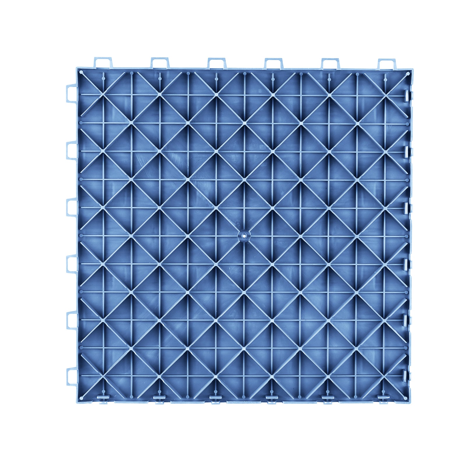 PVC Interlocking Drainage Garage Floor Tiles, 12" x 12" x 0.5" for workshop, garage, storage, or utility use