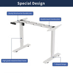 48" x 24" Electric Standing Desk workspace desk setup