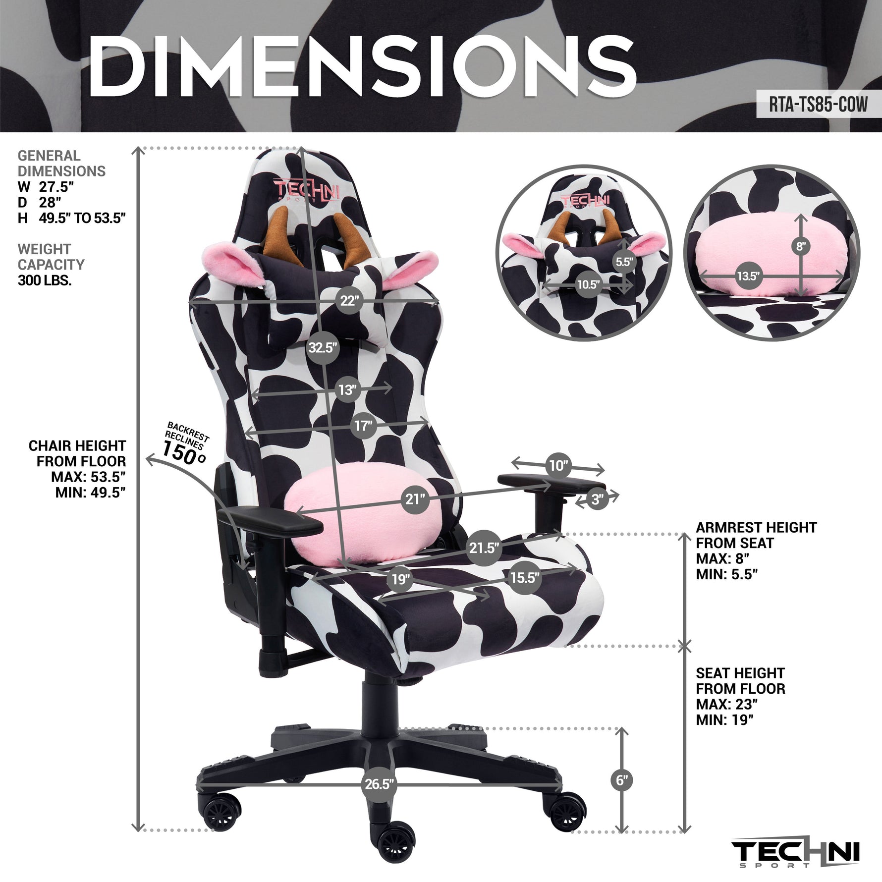 Techni Sport TS85 Ergonomic Office Chair product image 17