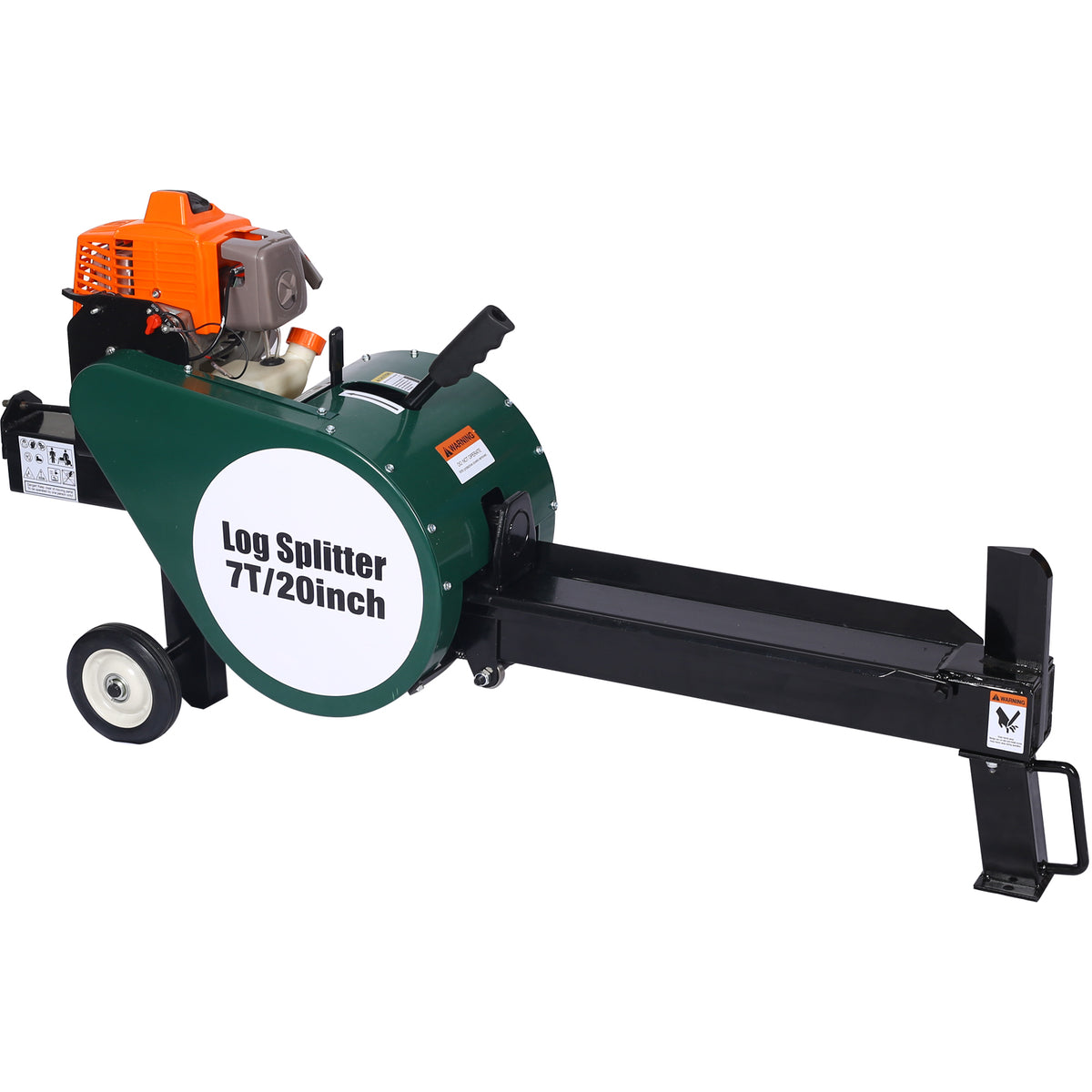 7-Ton Compact Gas Log Splitter with Auto Return for workshop, garage, storage, or utility use