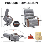 Power Chenille Lift Recliner Chair Dual Motor Infinite Position Up to 350 Pounds detail image 40