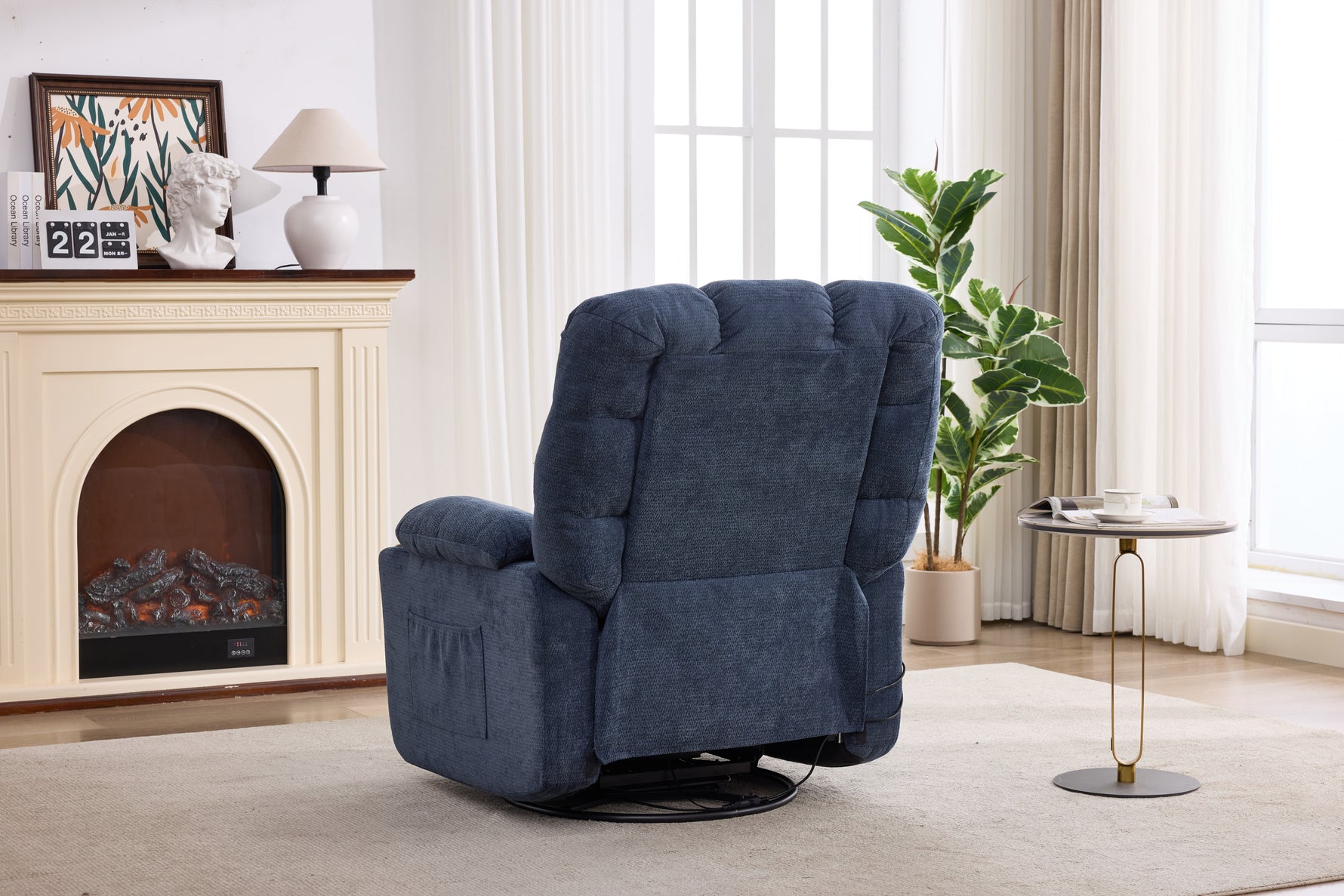 Fabric Heat & Massage Recliner detail image 36
