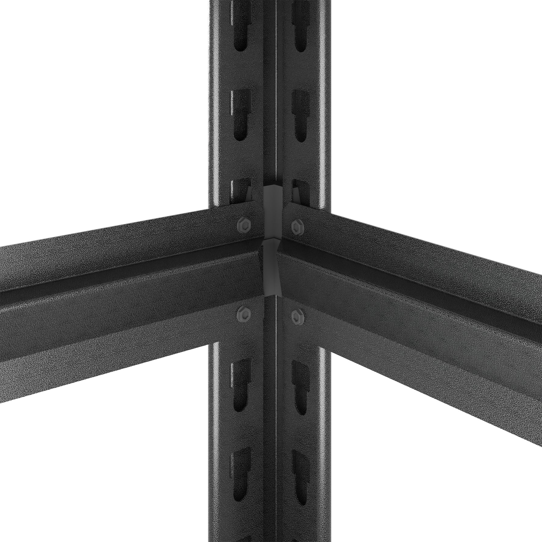 Industrial Heavy-Duty Metal 5-Tier Adjustable Shelving Unit with Pegboard for workshop, garage, storage, or utility use