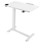 VEVOR Height Adjustable Rolling Overbed Laptop Desk mobile laptop workstation