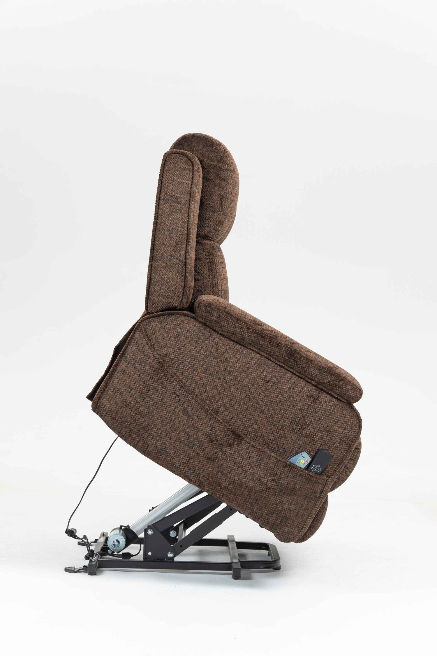 Oversized Lay Flat Recliner with Heat and Massage, Extended Footrest, Cup Holderr detail image 2