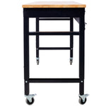 60" Rolling Adjustable Workbench workshop project bench